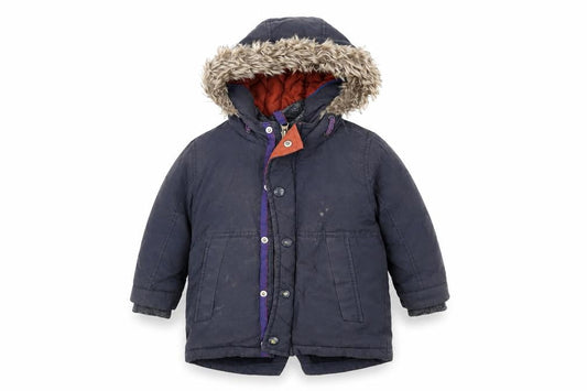 Next Unisex Blue Parka Coat, 18-24 Months, Winter Essential