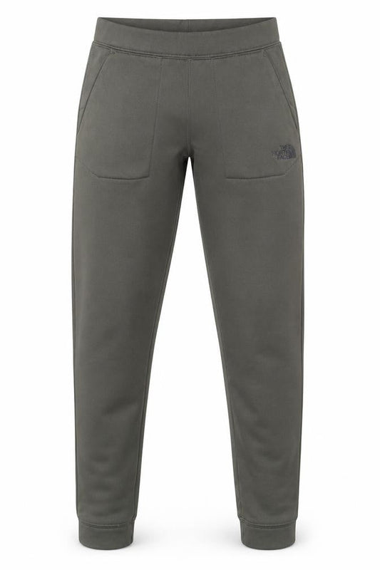 Front view of The North Face boys’ green jogger trousers m