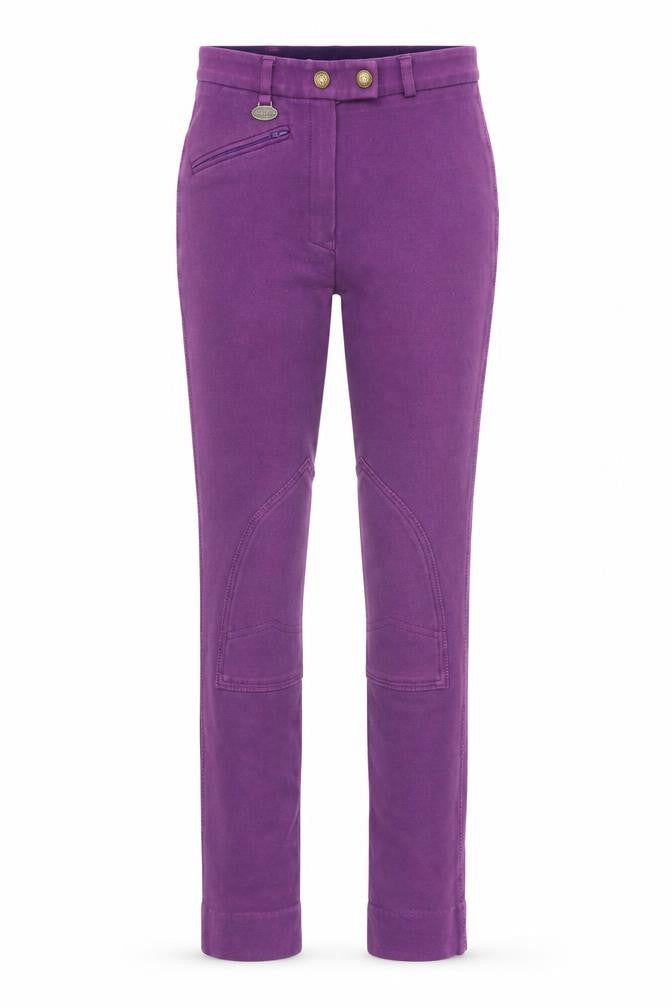 Equetech Women's Purple Straight Trousers