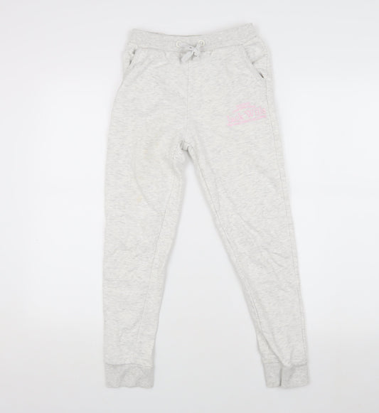 Jack Wills Girls Grey Jogger Trousers 9-10 Years - Casual