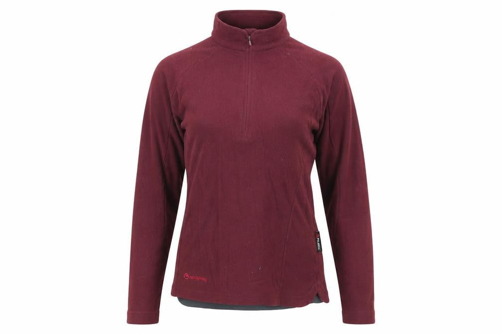 Sprayway Women's XS Red Fleece 1/2 Zip Sweatshirt