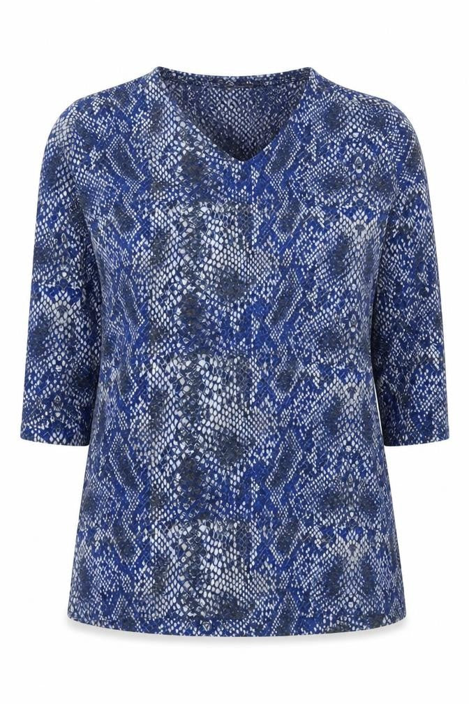Marks & Spencer Women's Blue Animal Print Jumper Size 12