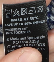 Marks and Spencer Women's Blue Animal Print Jumper Size 12