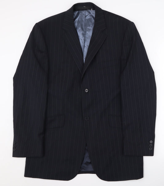 Karl Jackson Men's Blue Blazer 40 Regular Fit