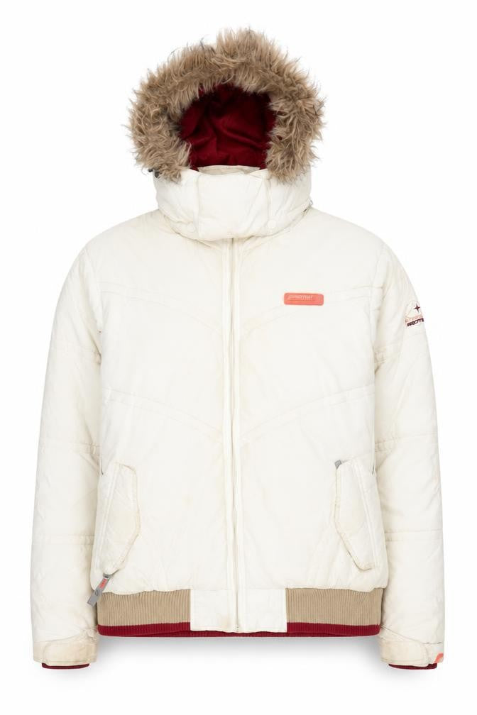 Protest Women's Ivory Puffer Jacket, Size 14, Winter Ready