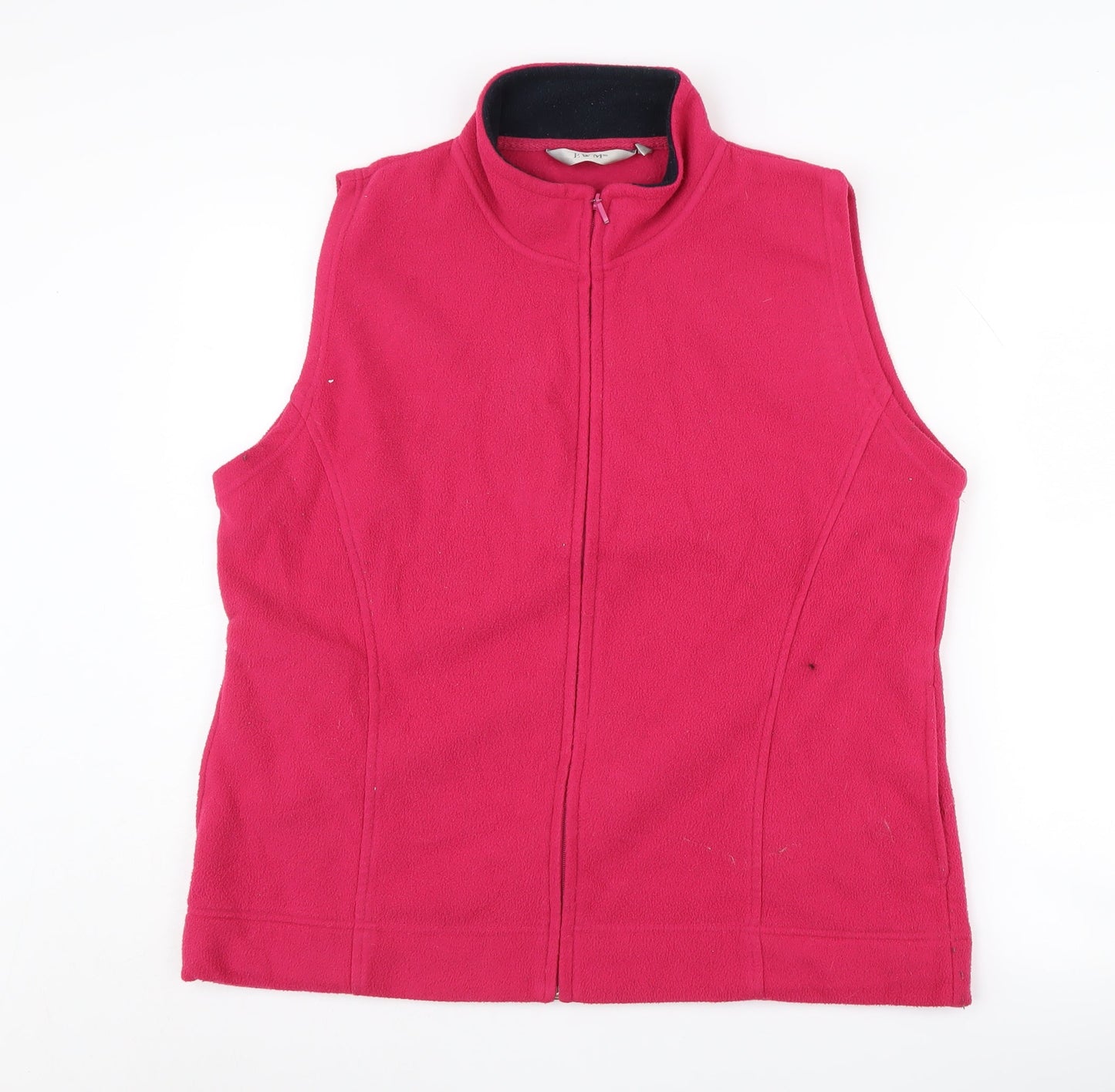 EWM Women's Red Fleece Waistcoat L