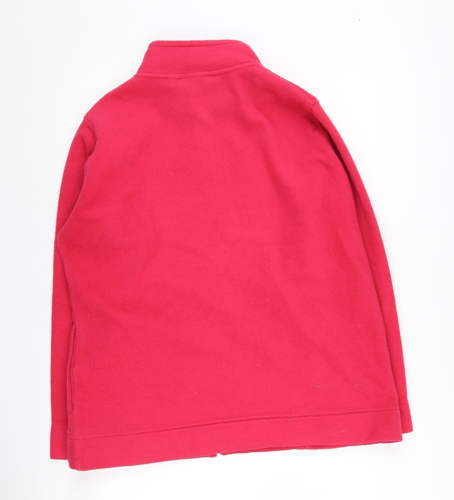 EWM Women's Red Fleece Jacket Size L Full Zip