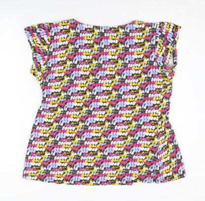 Mistral Women's Multicoloured Cotton T-Shirt Size 14