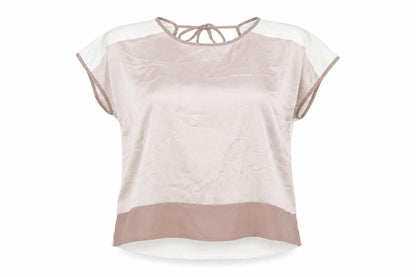 Oasis Women's Beige Sleeveless Top L