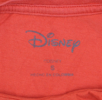 Preloved Disney Red Mickey Mouse Unisex T-Shirt Size S - Detail