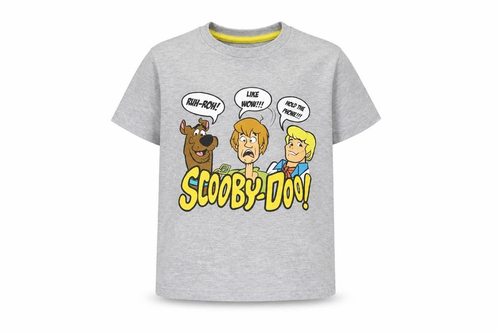 Scooby-Doo Boys Grey Graphic T-Shirt - 7-8 Years