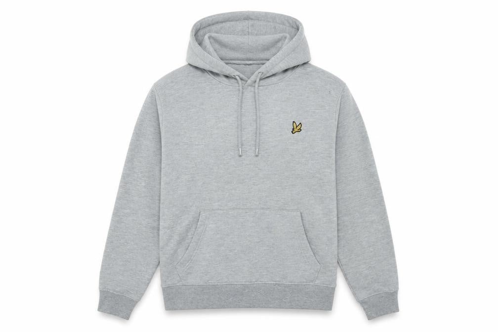 Brave Soul Men's Grey Pullover Hoodie M with Logo