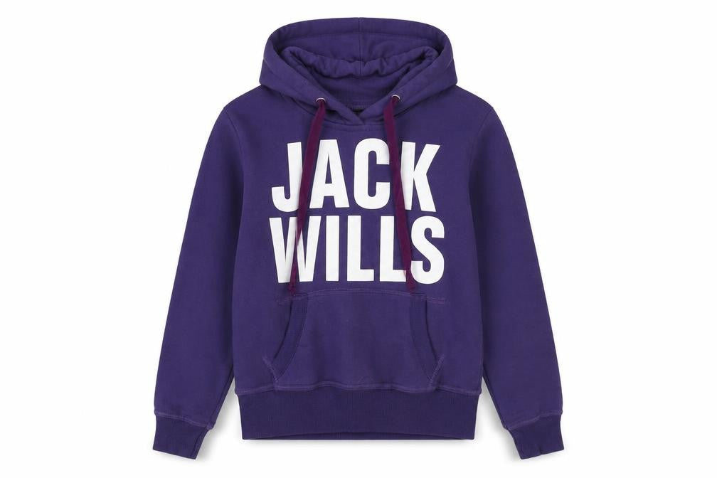 Jack Wills Women's Purple Pullover Hoodie, M