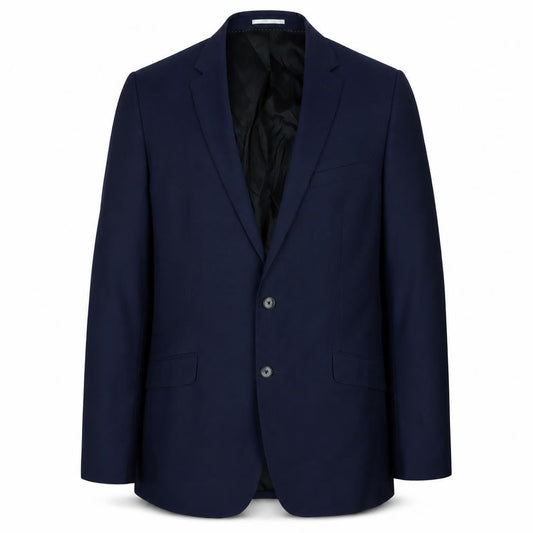 John Lewis Men's Blue Slim Fit Wool Blazer 42L
