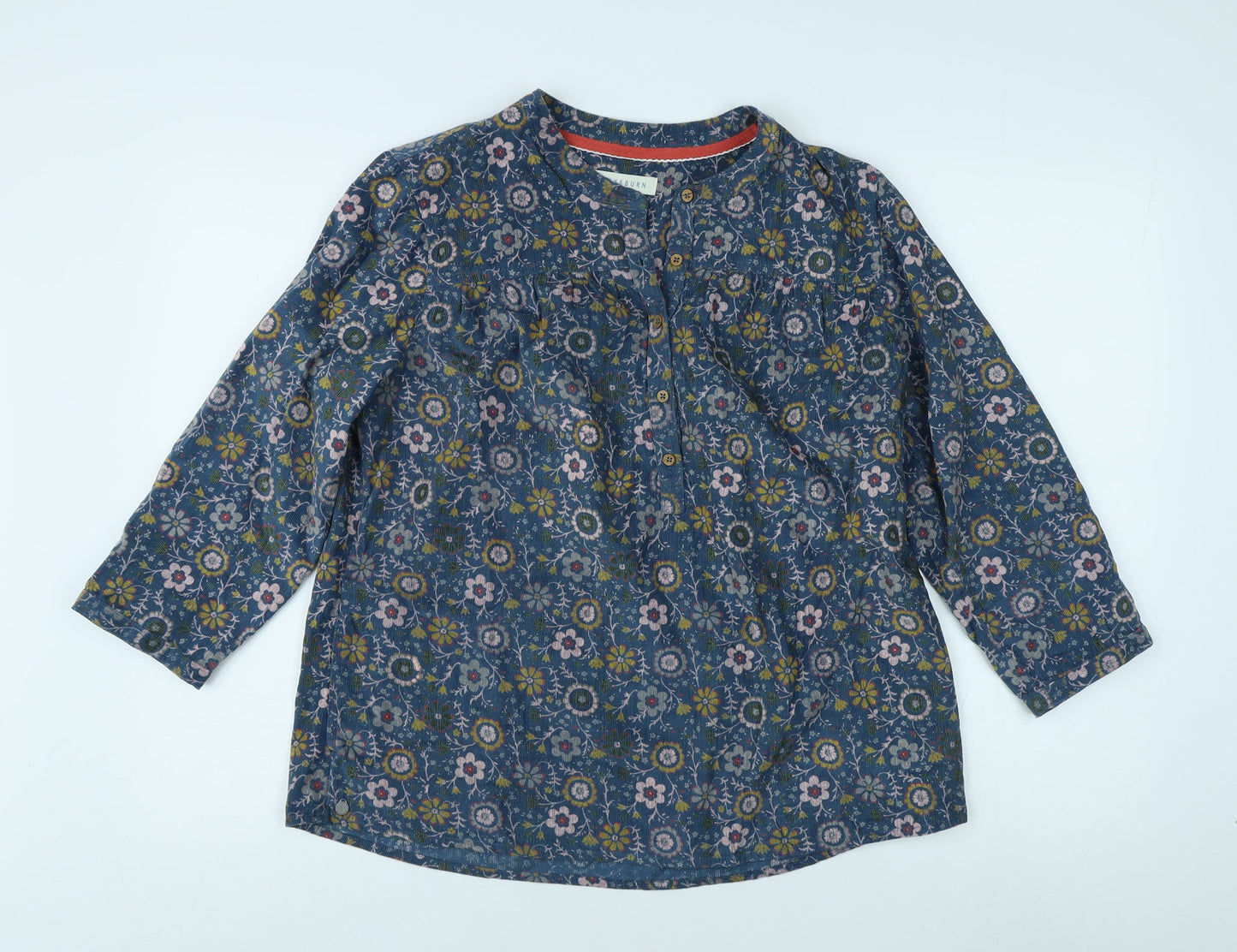 Brakeburn Women's Multicoloured Floral Tunic Blouse Size 10