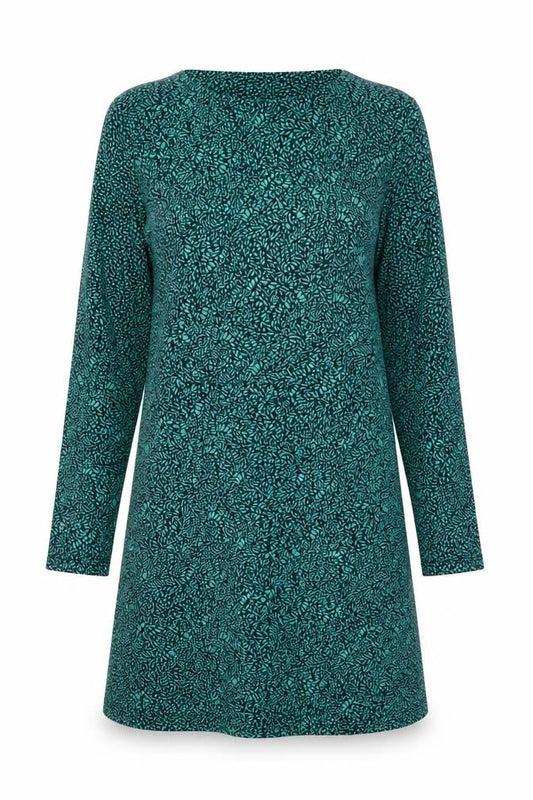 Lily & Me Women's Blue Floral Shift Dress, Size 12