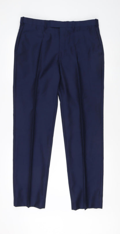 Marks & Spencer Men's Blue Dress Pants Size 86
