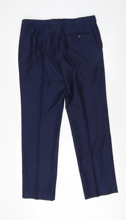 Marks & Spencer Men's Blue Dress Pants Size 86