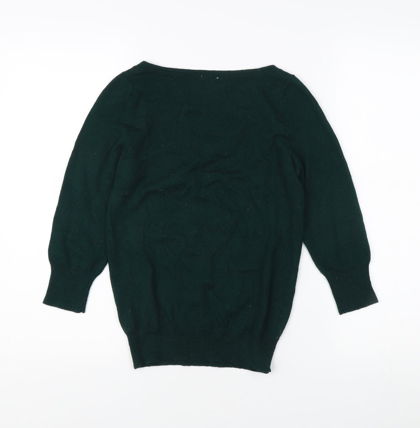 Old Navy Women's Green V-Neck Jumper XS