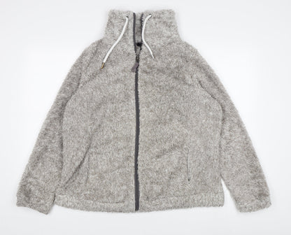 ESMARA Mens Grey Basic Full Zip Jacket L