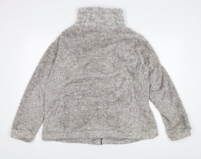 ESMARA Mens Grey Basic Full Zip Jacket L