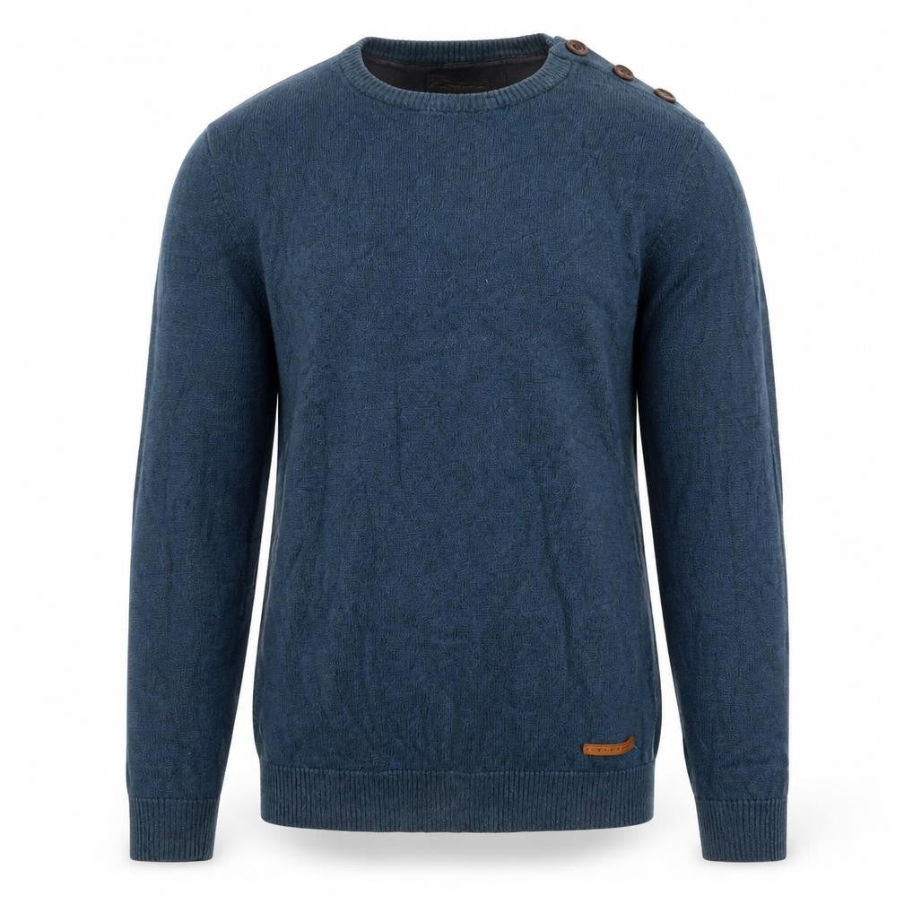 Jack & Jones Men's Blue Wool Pullover Jumper S