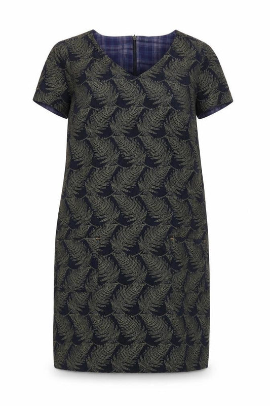 White Stuff Women's Black Floral Shift Dress Size 12