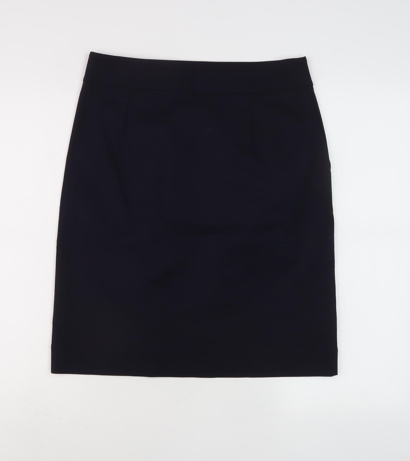 Jigsaw Women's Black Knee-Length Pencil Skirt Size 10