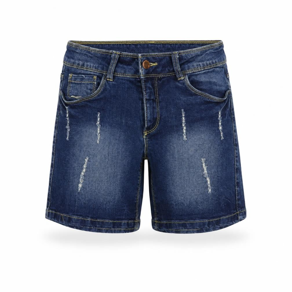Jacqueline de Yong Women's Blue Bermuda Shorts 2XS