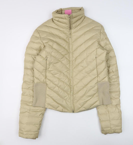 Roxy Women's Beige Puffer Jacket Size 12