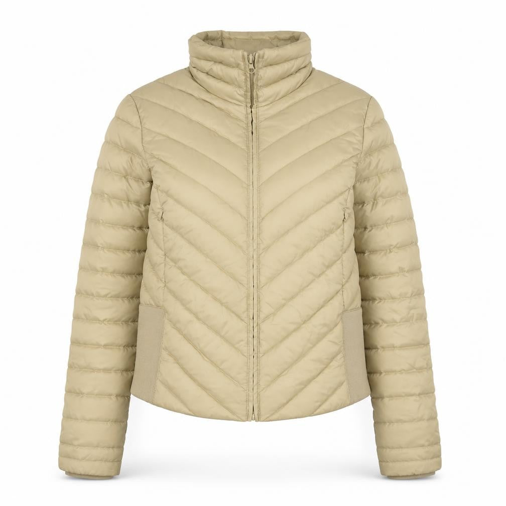Roxy Women's Beige Puffer Jacket Size 12