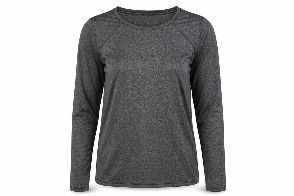 Banana Republic Women's Grey Jersey Top, Size M, Crew Neck