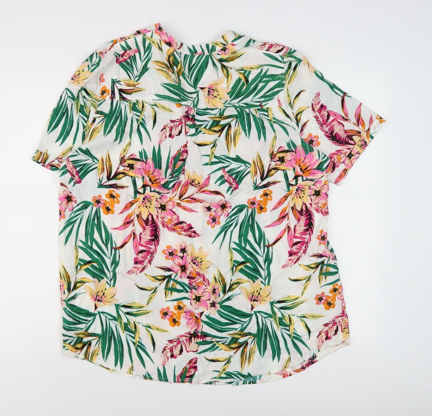 ISLE Essentials Women's Multicoloured Floral Blouse, Size 16