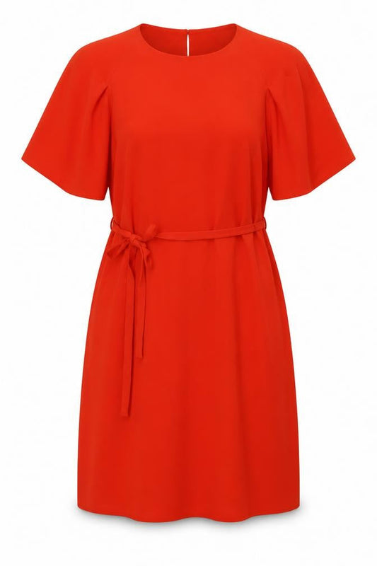 Warehouse Women's Red Shift Dress Size 10