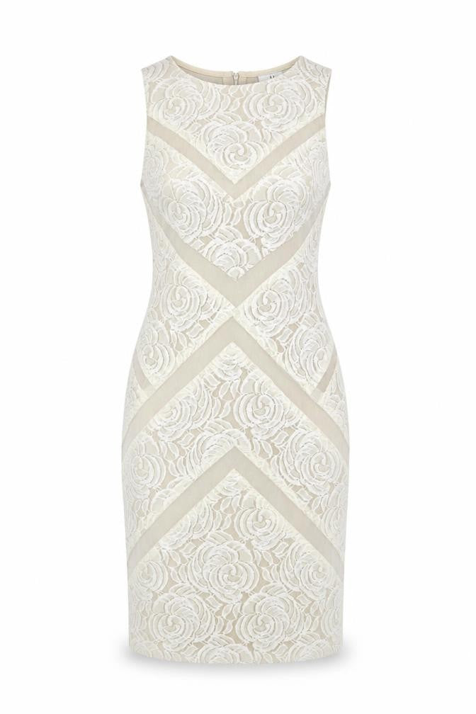 Julia Jordan Women's Ivory Sheath Cocktail Dress