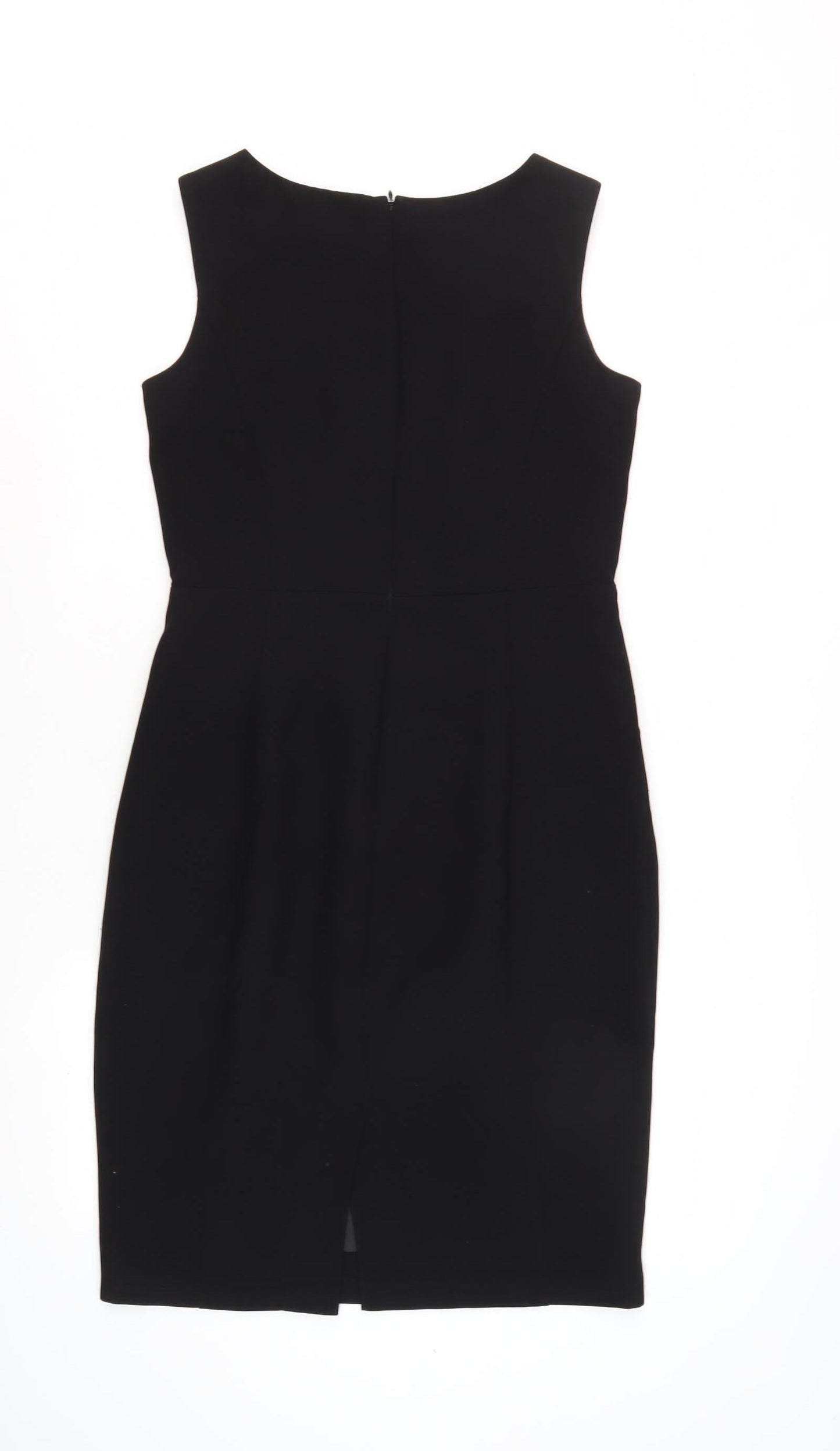 Marks and Spencer Black Sheath Dress, Size 10, Women
