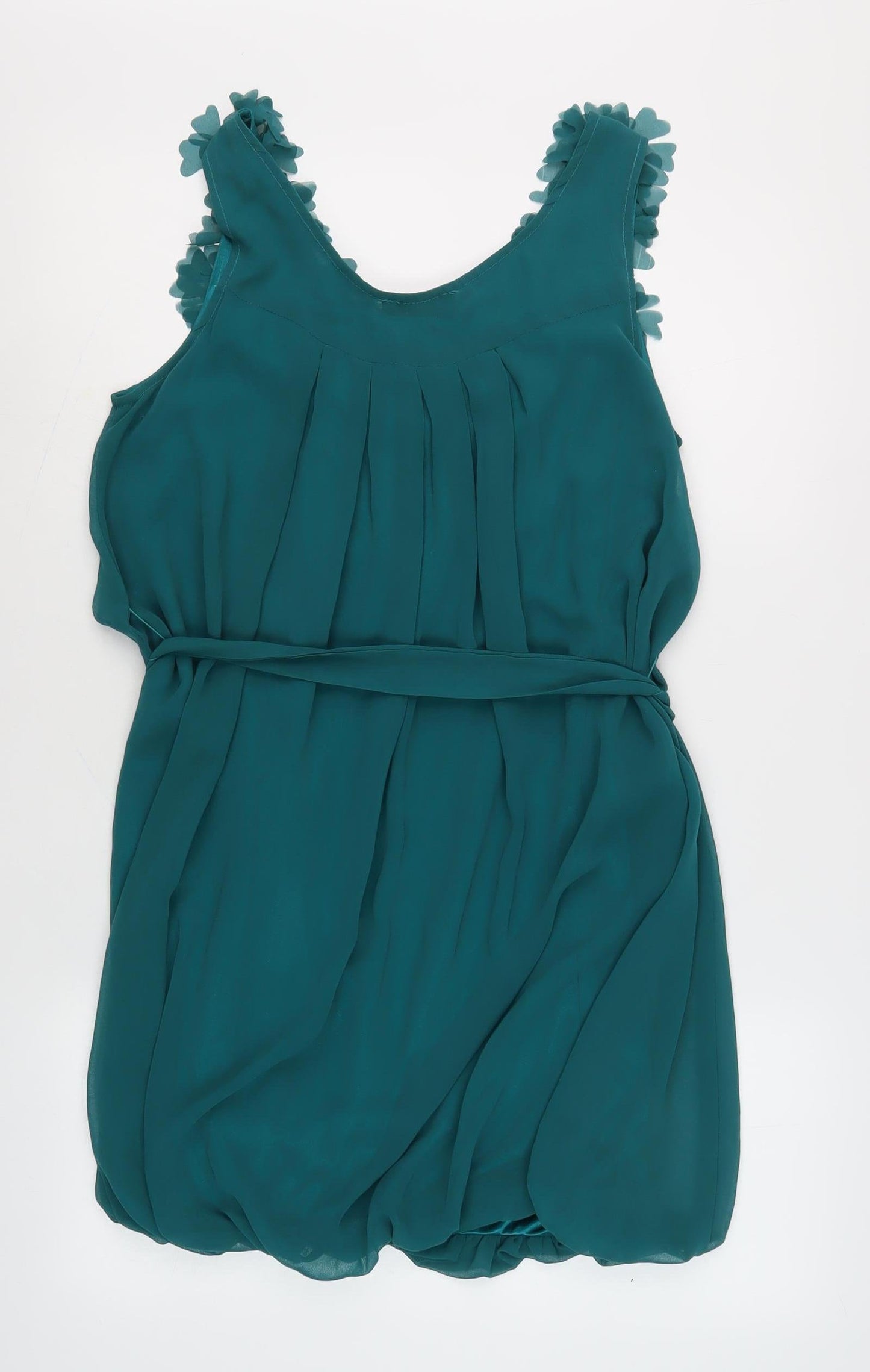 Apricot Women's Green A-Line Chiffon Dress L/XL