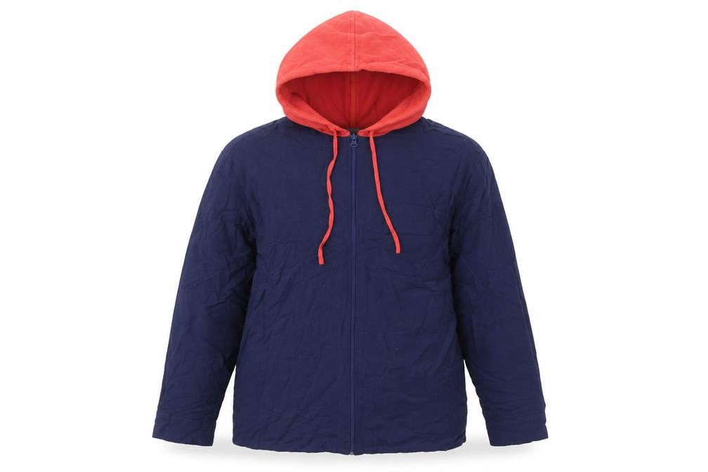 Alice Collins Women's Blue Hooded Jacket Size 12