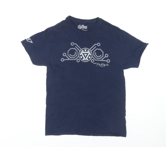 Lootcrate Men's Blue Avengers Iron Man T-Shirt M