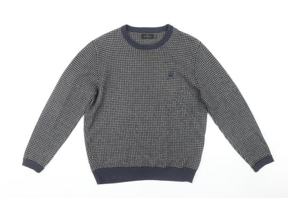 Jeff Banks Mens Grey Pullover Jumper, Medium