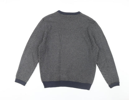 Jeff Banks Mens Grey Pullover Jumper, Medium