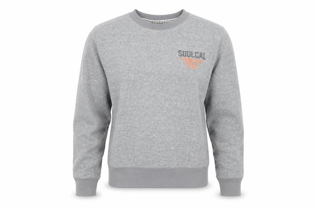 SoulCal & Co Women's Grey Pullover Logo Sweatshirt - M