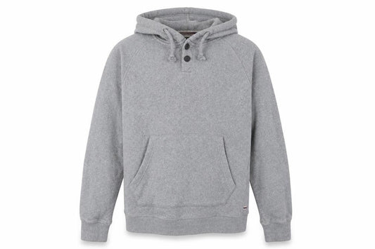 FatFace Men's Grey Hooded Henley M