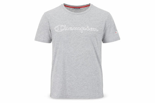 Champion Men's Grey Logo T-Shirt Size S