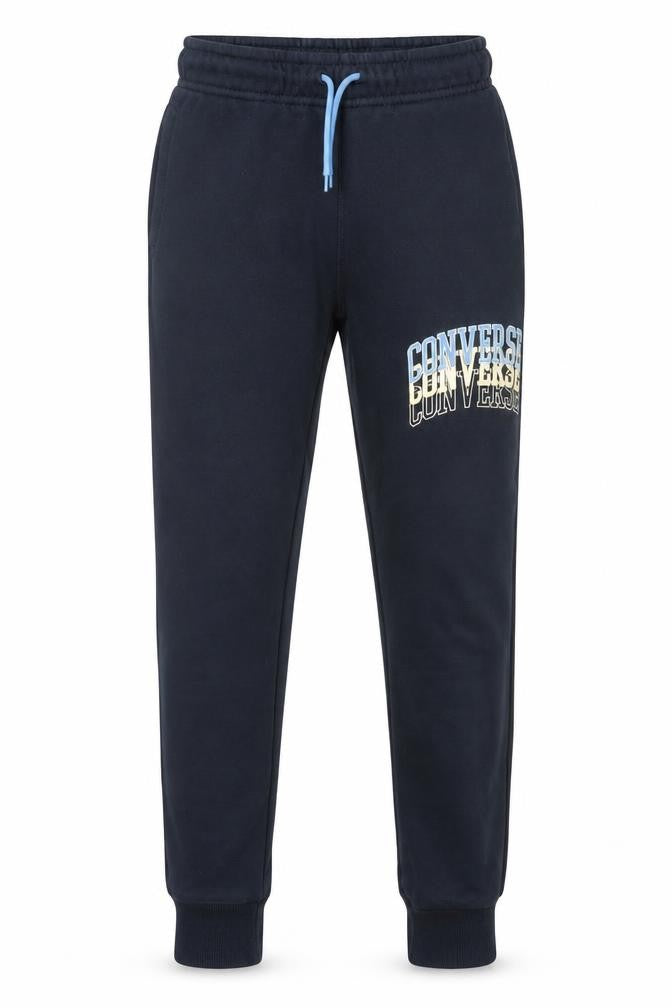 Converse Boys Blue Jogger Trousers Size S Elastic Waist