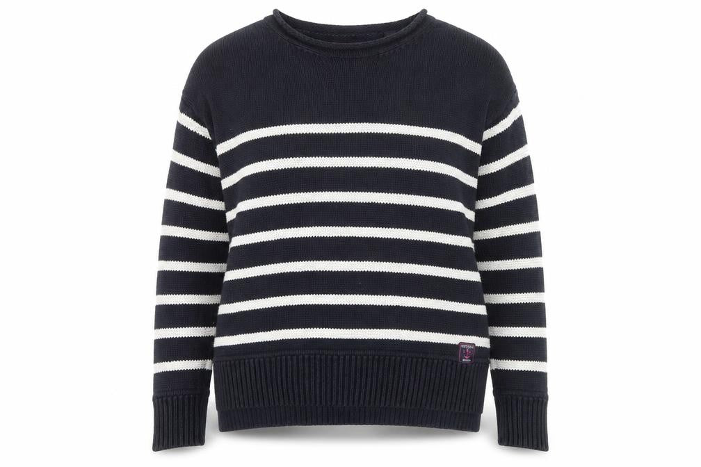 Superdry Women's Black Striped Pullover Jumper S