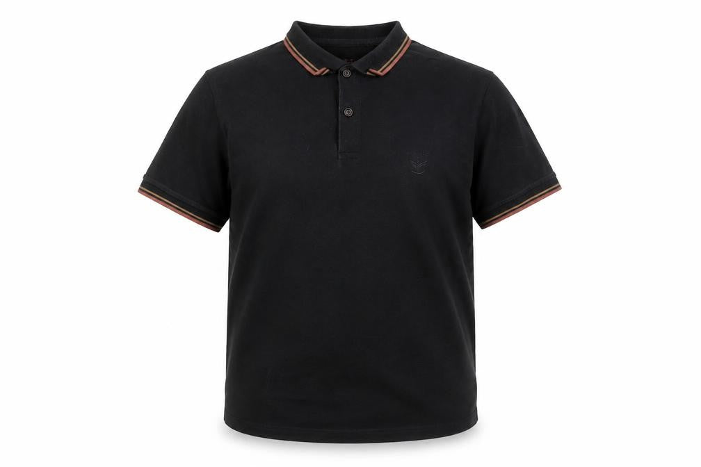 Firetrap Men's Black Short Sleeve Polo Shirt