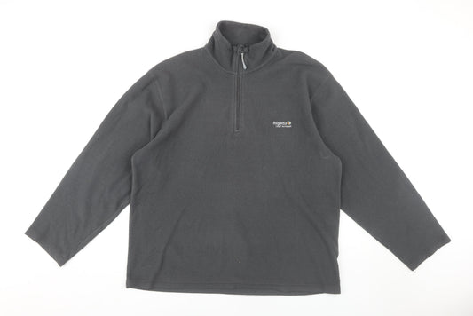 Regatta Men's Grey Fleece 1/2 Zip Outdoor Sweatshirt L