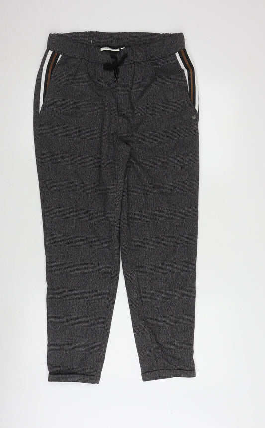 Broadway NYC Grey Check Jogger Trousers - Women S
