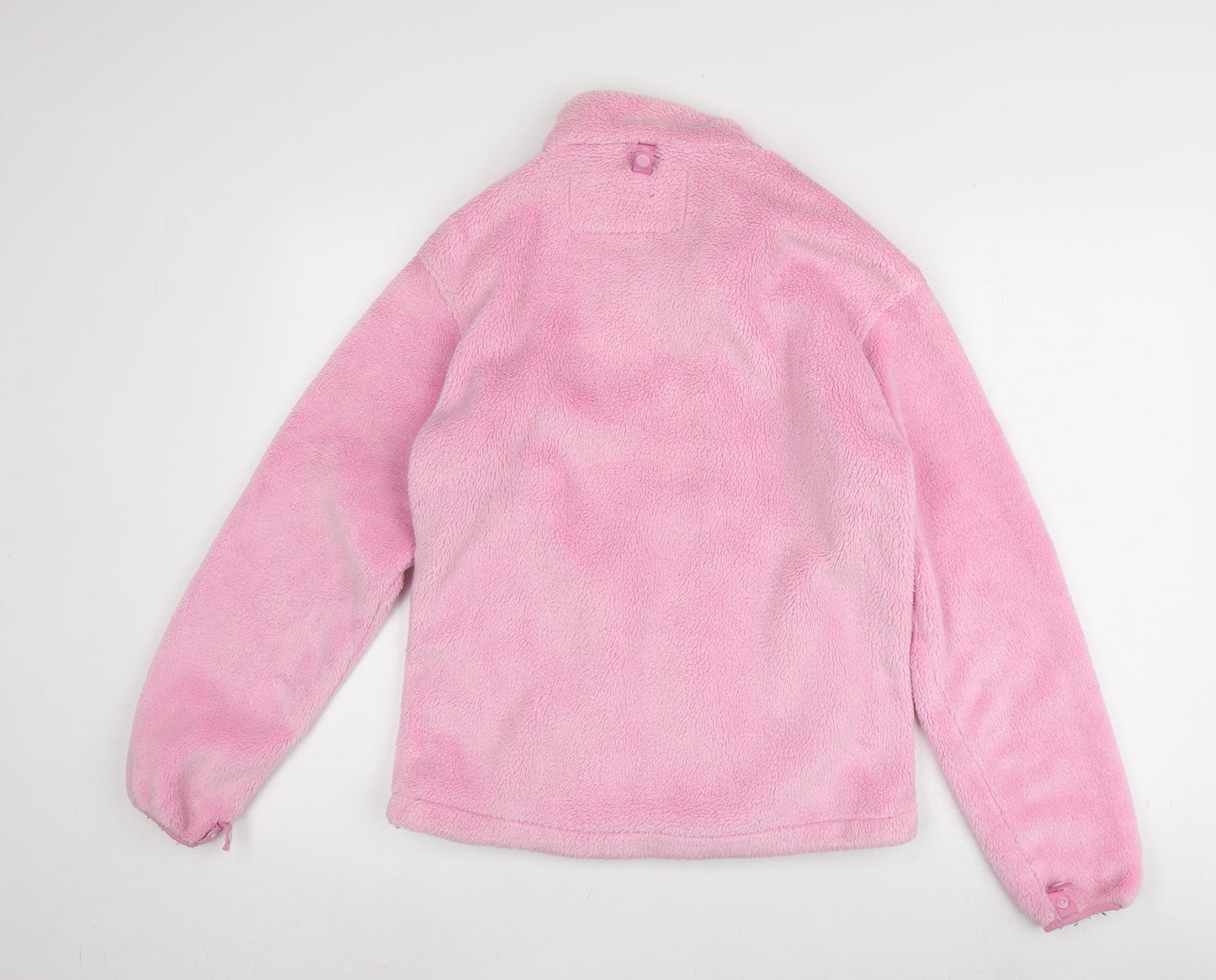 Rydale Women's Pink Fleece Sweatshirt M Zip Casual